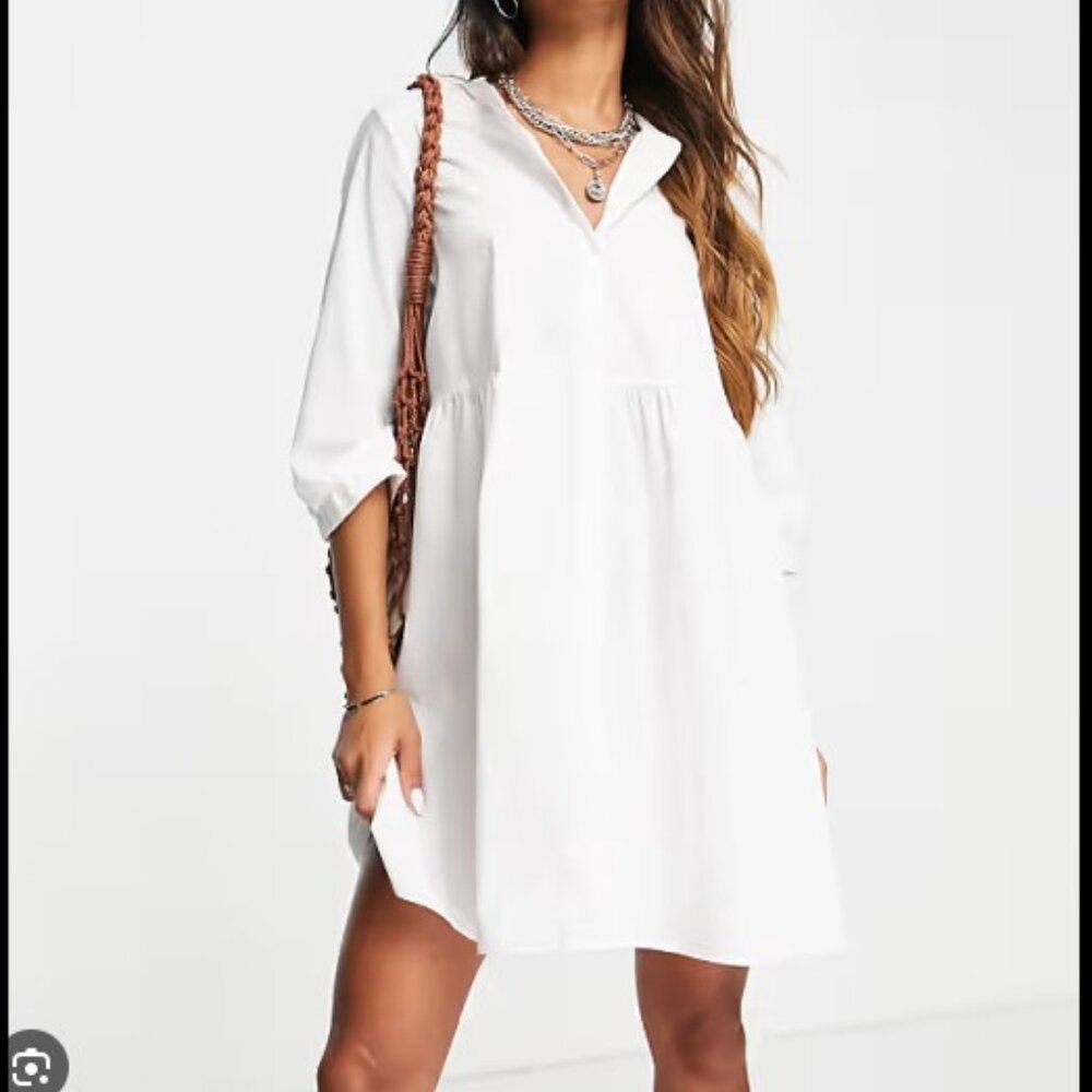 Vero Moda White Shirt Dress